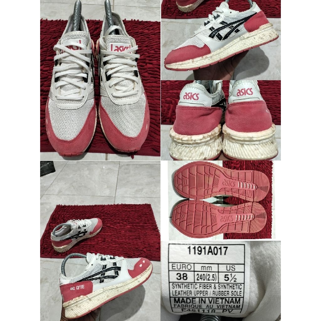 Sepatu Preloved Second Original Asics Gel Lyte III Size 38