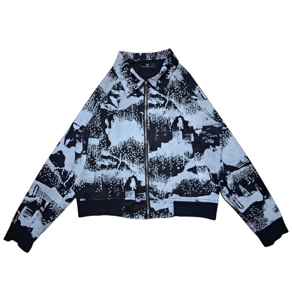 Jaket Fullprint Crop Y2K