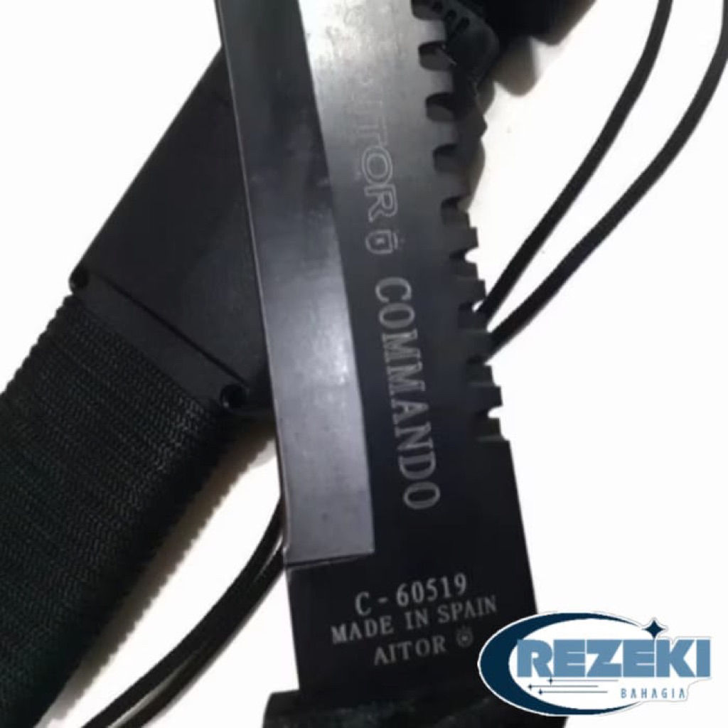 Pisau Outdoor Camping Tactical AITOR OSD NEGRO JUNGLE KING COMMANDO