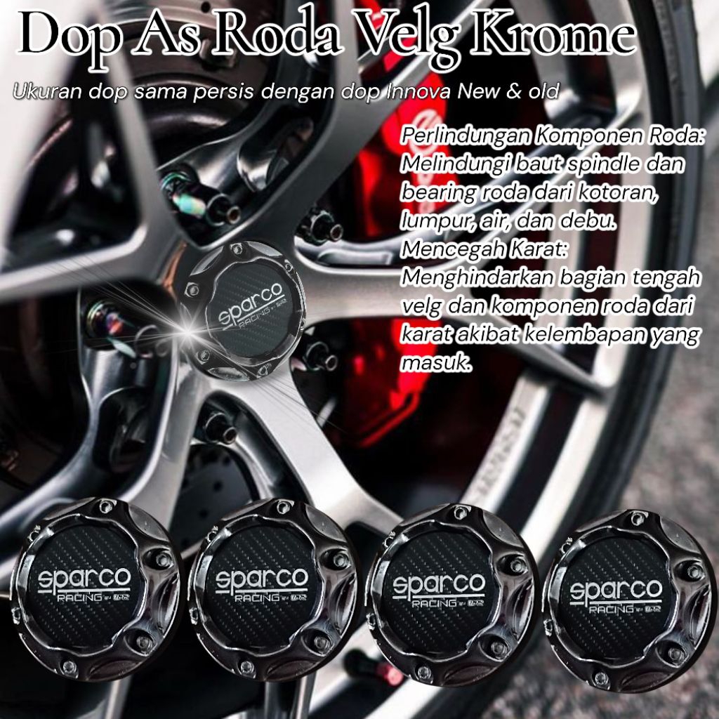 Dop Tutup As Roda Velg Ring 14 15 16 17 18 19 20 Original Innova Reborn ,Innova Zenix ,Avanza Veloz 
