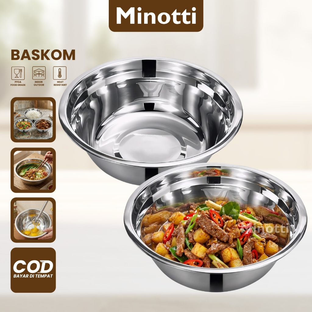 Minotti Bak cuci piring stainless steel 16cm 10pcs berkualitas tinggi bak cuci piring stainless stee