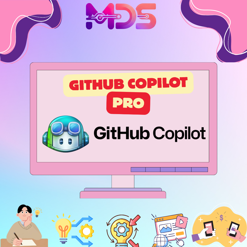 Akses GitHub Copilot Pro 1 Bulan | 300 Credit Private AI Coding | Bergaransi