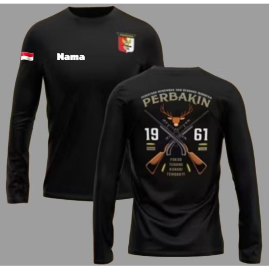 KAOS LENGAN PANJANG PERBAKIN 1961 X PISTOL