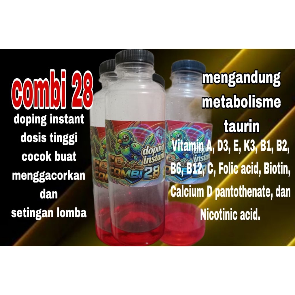 Combi 28 doping instant pleci kolibri konin sogon ijo dll