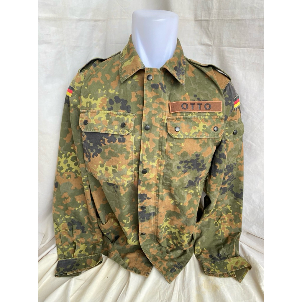 Kemeja BDU Camo Loreng Flecktarn Tentara Jerman Army Original (44)