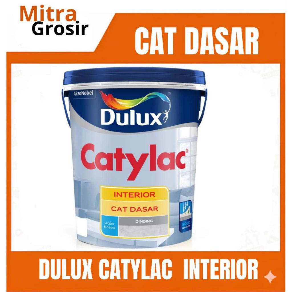 DULUX CAT DASAR | DULUX CATYLAC CAT DASAR 4 KG | KEMASAN GALON