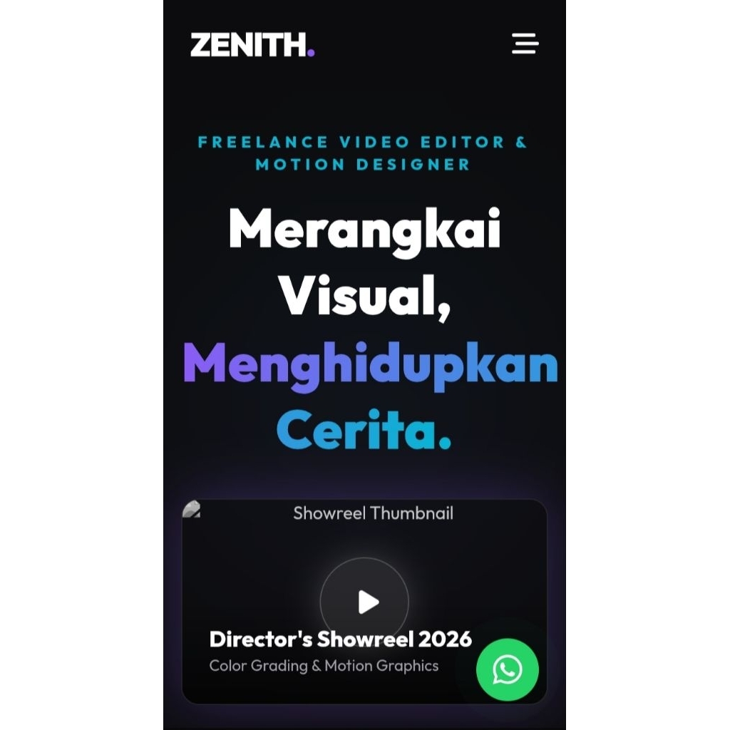 Website Landing Page CV Portofolio 4