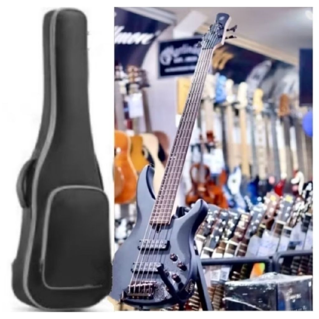 GITAR ELECTRIC BASS FENDER _GUITAR BASS ELECTRIC FREE PACKING KAYU
