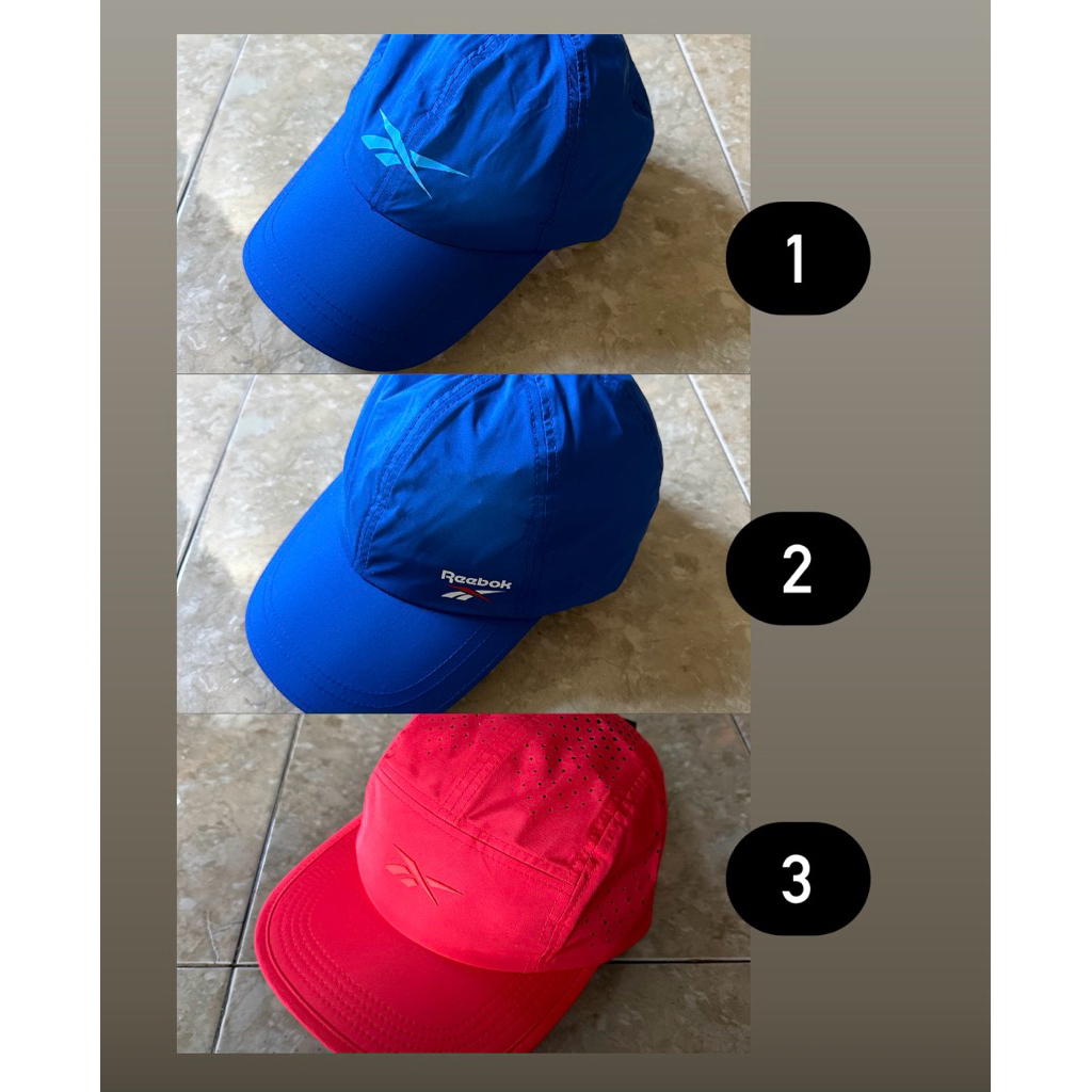REEBOK RUNNING CAP/ TOPI REEBOK ORIGINAL MAP