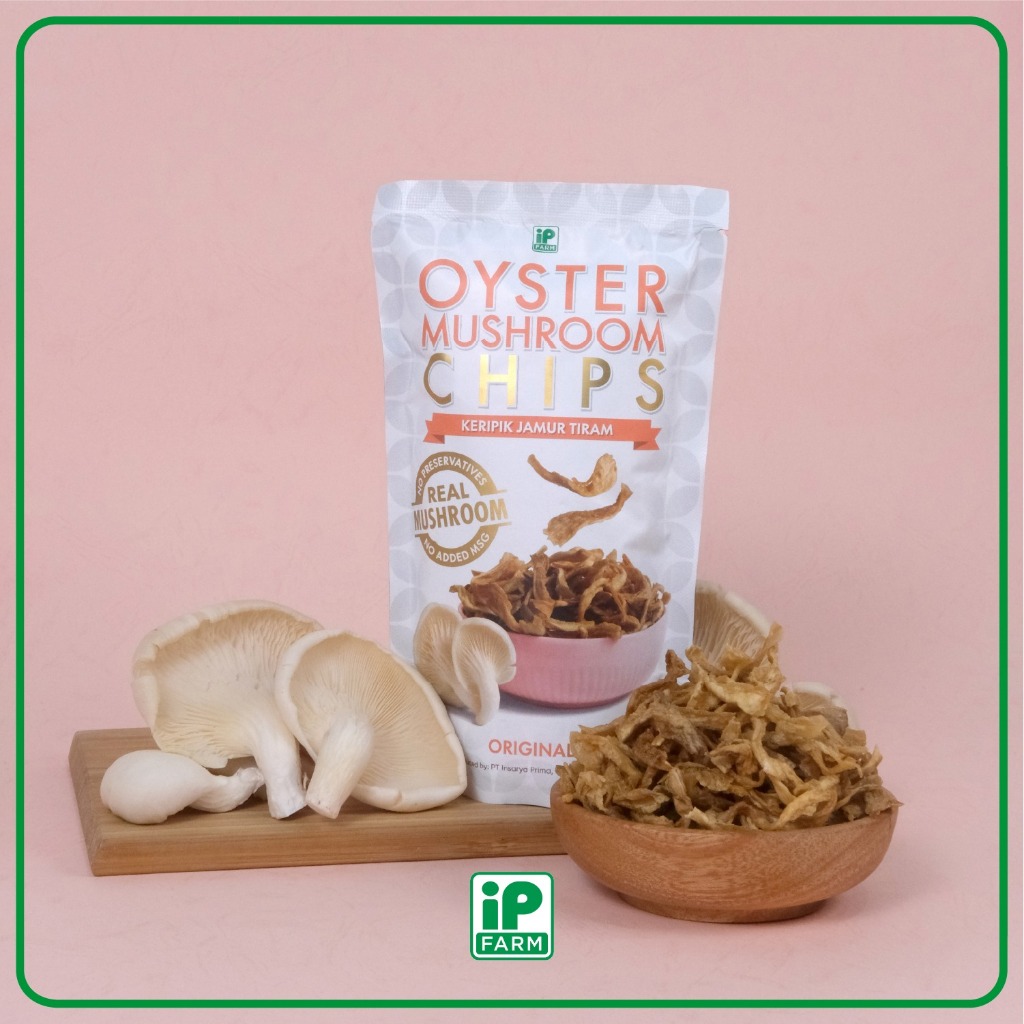 IP Farm Oyster Mushroom Chips New / Healthy Snack / Snack Jamur