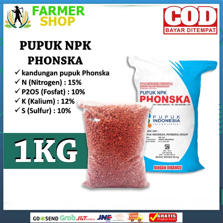 Pupuk Phonska Kemasan 1kg Non Subsidi Penyubur Tanaman MURAH MERIAH