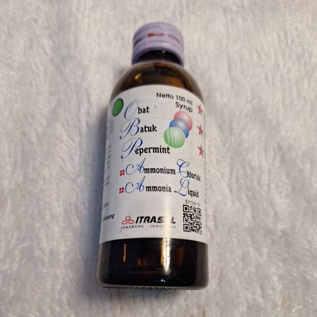 obat batuk pepermint 100 ml obp