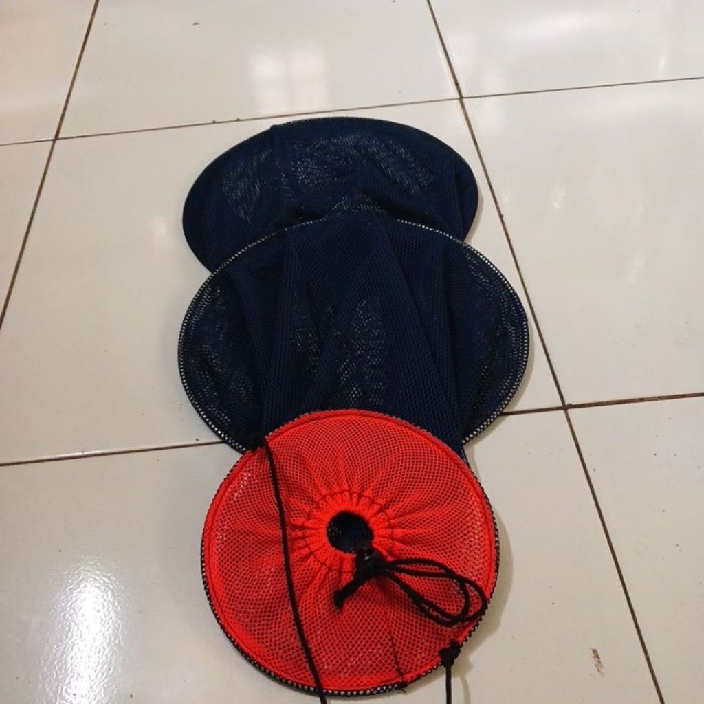 koja ikan, korang ikan ring 3 bahan kain jala tebal