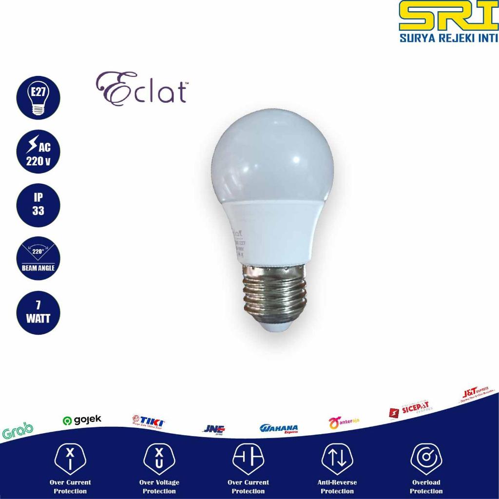 Eclat Lampu Led 7w Bohlam Led 7 Watt Warm White Coolday Light - Coolday Light