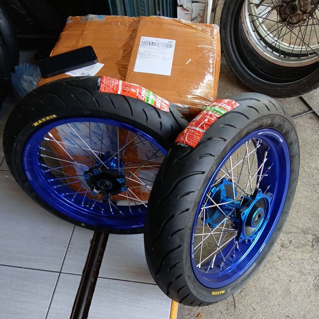 roda crf supermoto 300 350 biru fullscarlet
