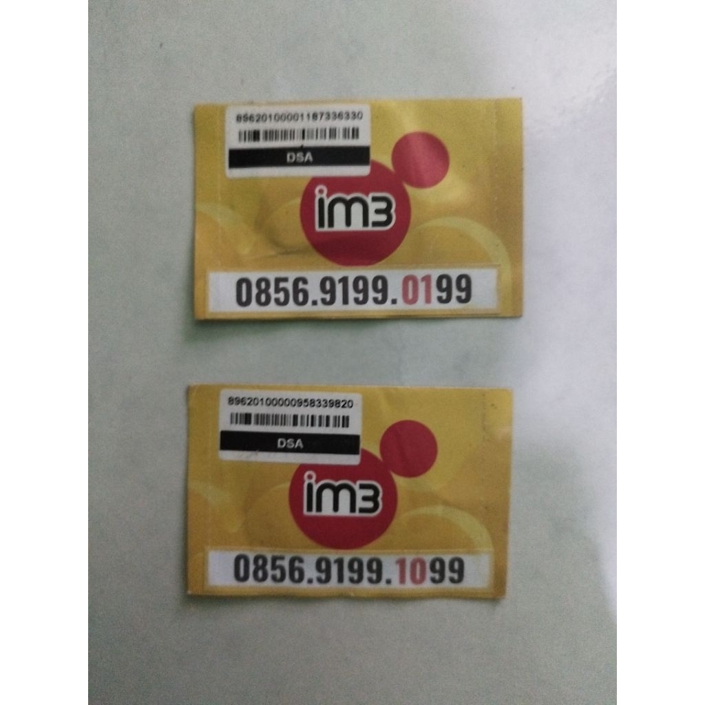 Sepasang Kartu Perdana Indosat Cantik COUPLE - Harga untuk sepasang (2 nomor).