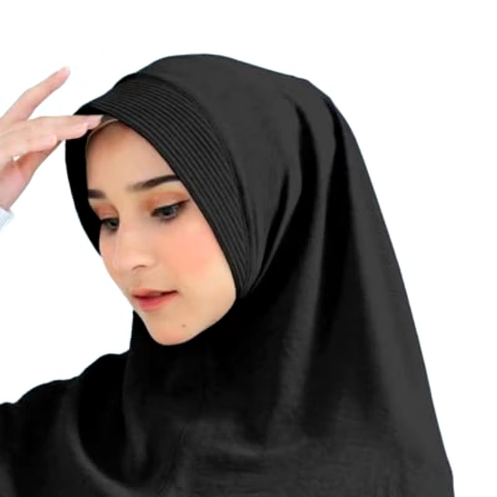 Bergo Syar'i Jumbo XXXL Hitam