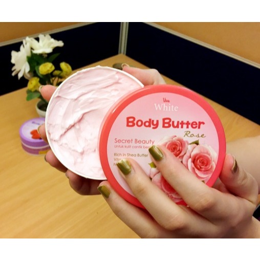 BODY BUTTER VIVA/PELEMBAB UNTUK KULIT KERING, MELEMBABKAN,MENGHALUSKAN KULIT KASAR/KULIT YANG SANGAT