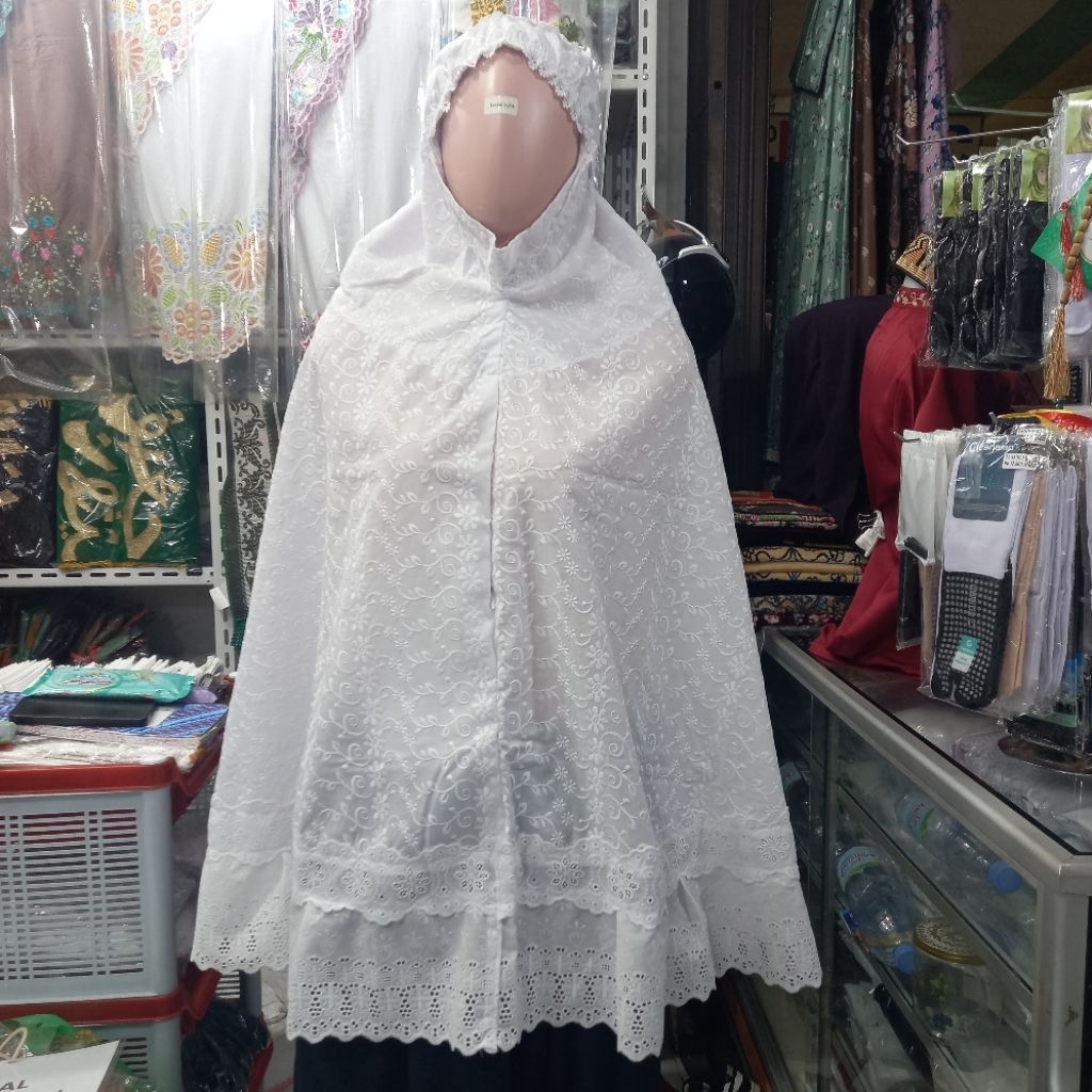 BERGO IHROM / JILBAB IHRAM / BERGO RENDA / BERGO SAKU