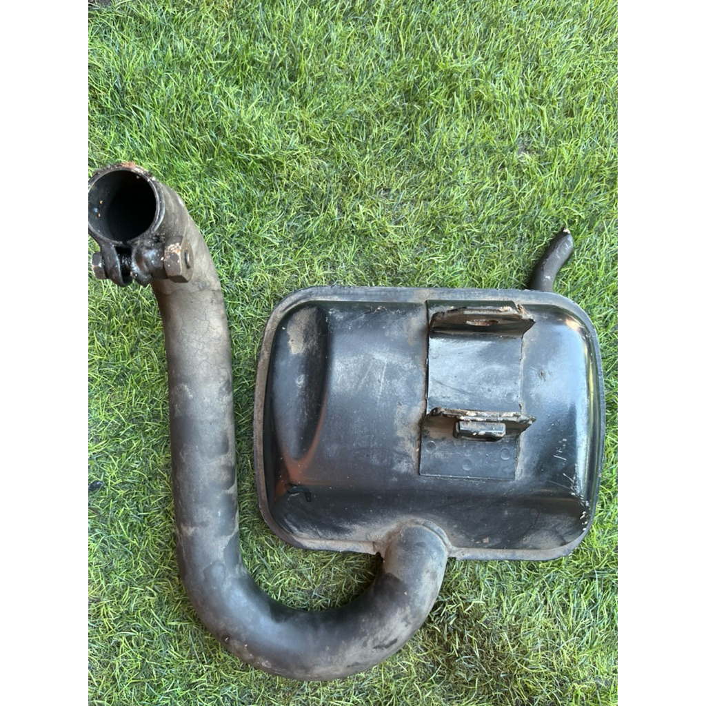 knalpot vespa dgm non kerut belum kena las
