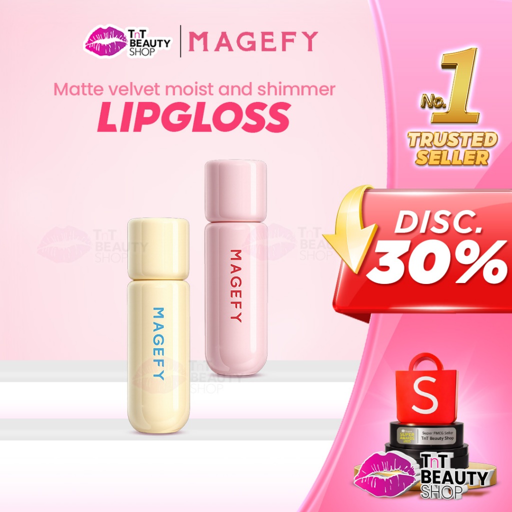 MAGEFY Lip Gloss Matte Velvet Moisturizing and Shimmer Waterproof MF-L04 | TnT Beauty Shop