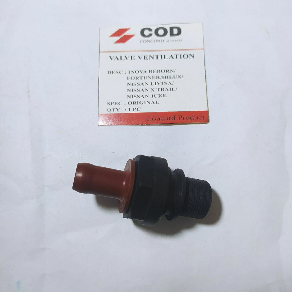 VALVE PVC/ VACUM VALVE VENTILASI INNOVA REBORN FORTUNER HILUX BENSIN NISSAN ORIGINAL