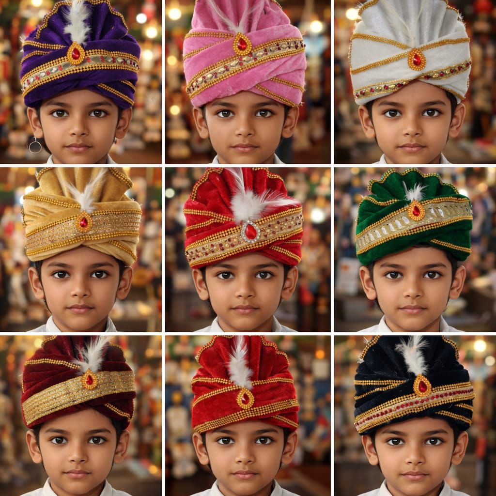 TOPI INDIA ANAK ALADIN ALIBABA