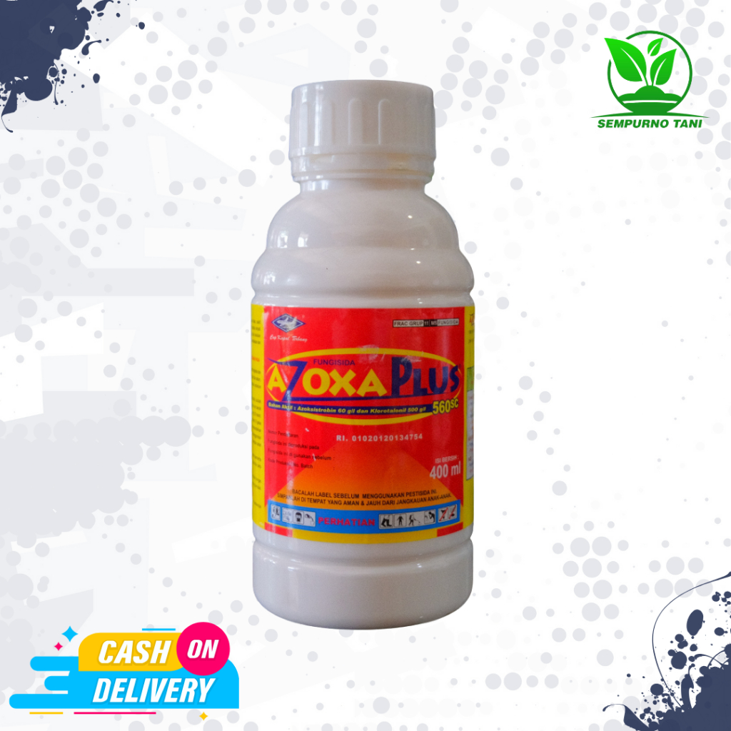 Fungisida AZOXA PLUS 560 SC - 400 ml - Cap Kapal Terbang klorotalonil daconil amistartop zorvec