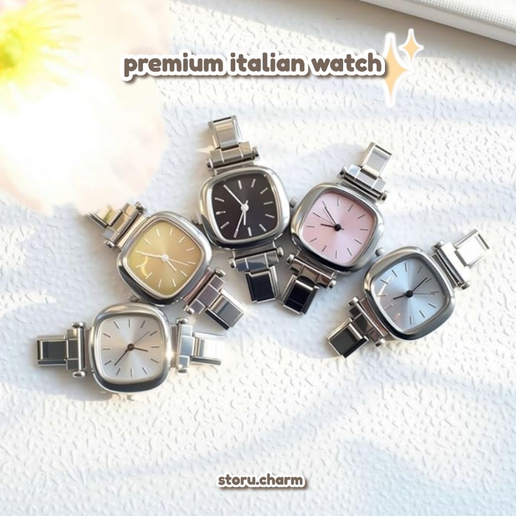 Italian charm watch (konektor dan jam nya saja belum jadi gelang)