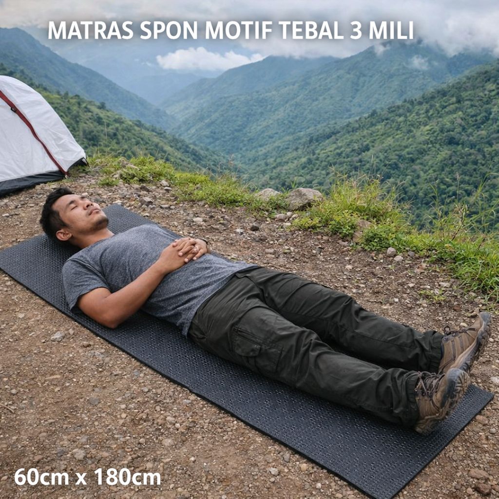 matras spon eva motif 60x200 tebal 4cm