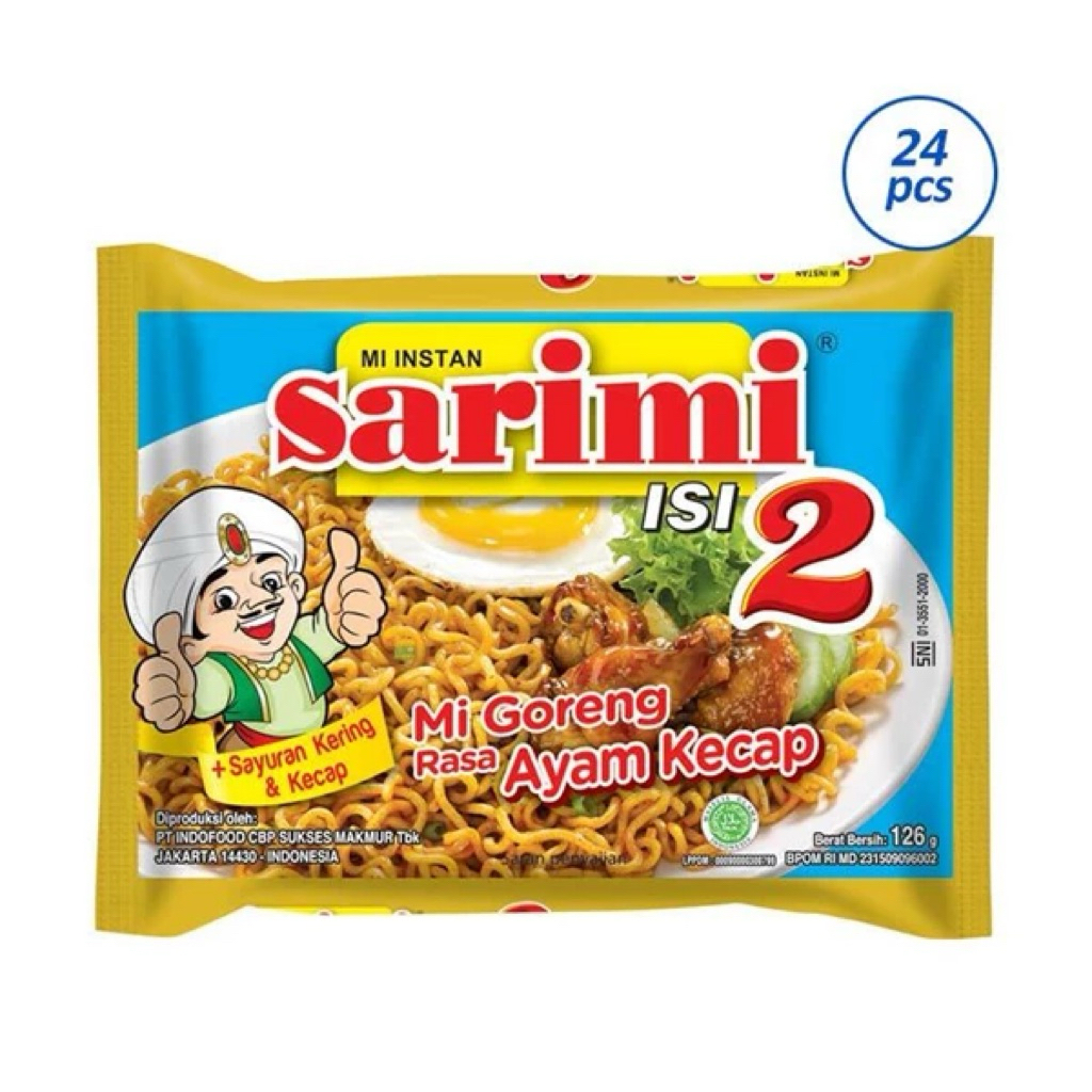 SARIMI ISI 2 RASA AYAM KECAP 1 DUS ISI 24 PCS
