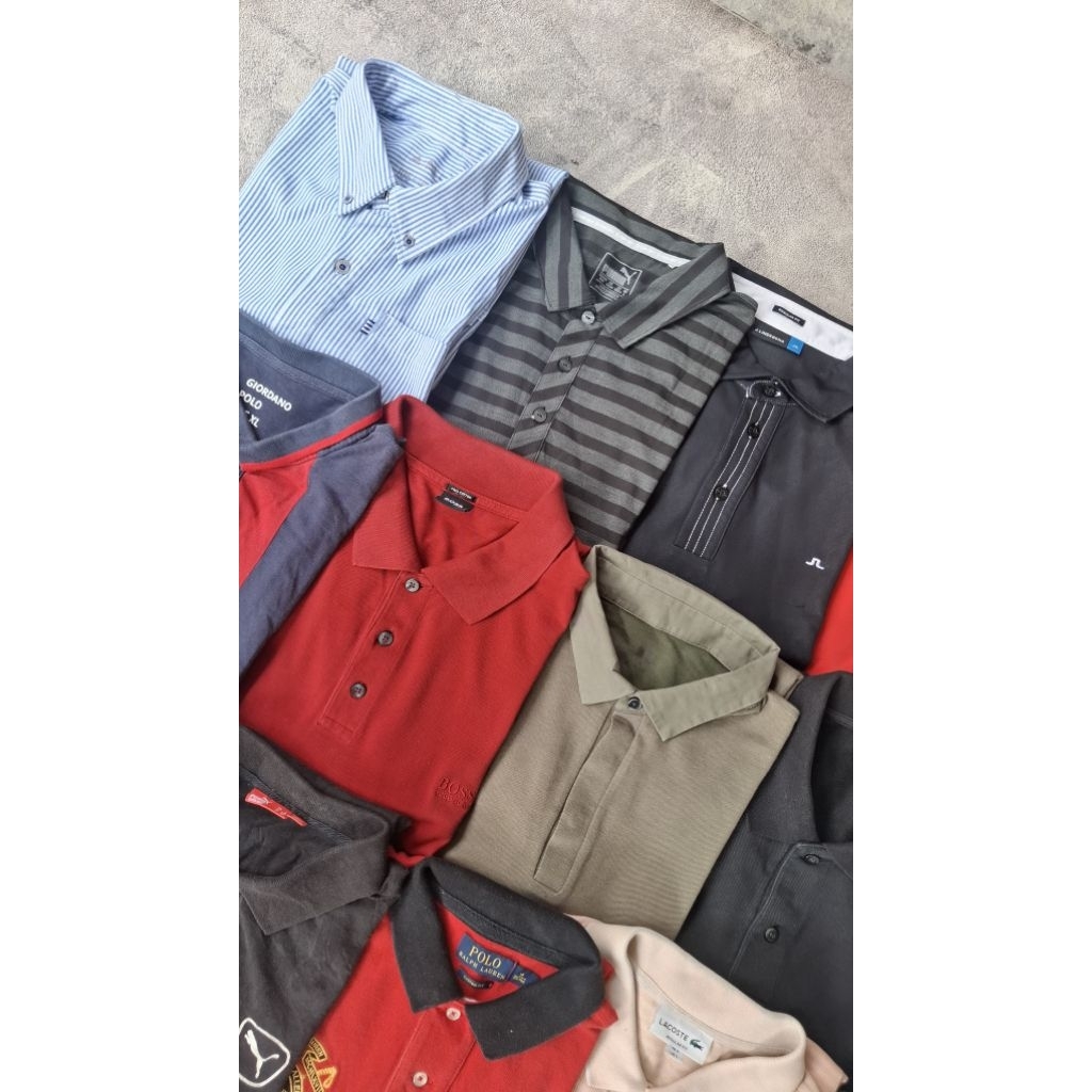 BORONGAN POLOSHIRT KAOS KERAH