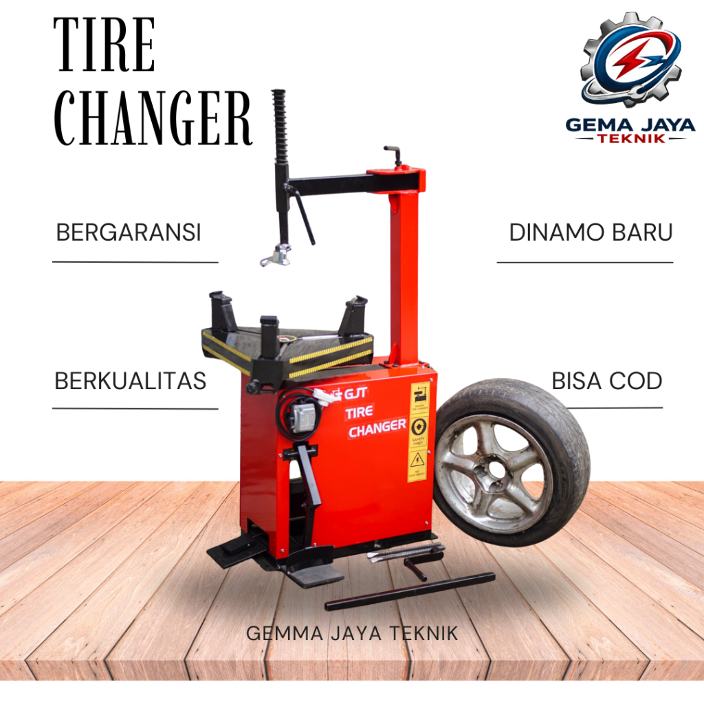 Alat Buka Pasang Ban motor mobil Semi Otomatis Tire Changer Semi otomatis