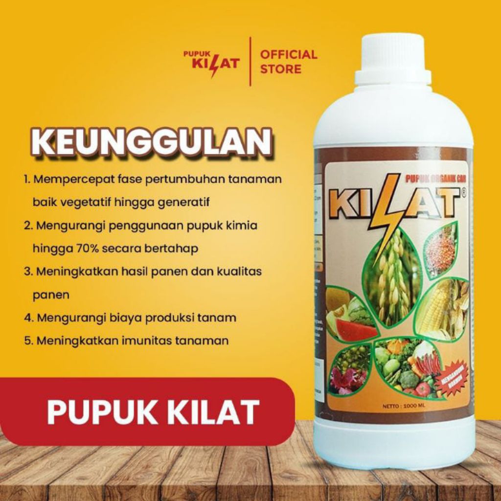 [SIAP KIRIM]  pupuk hormon Pupuk Organik pupuk Kilat original Poc Kilat 1liter Termurah Harga Grosir