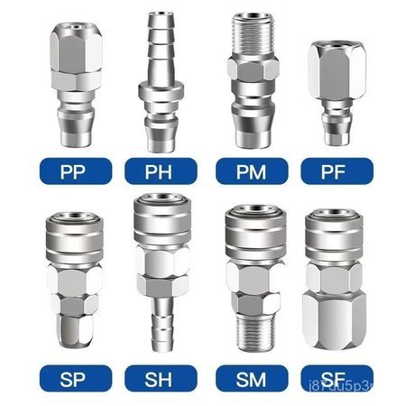Coupler TEKIRO Male Sambungan Selang Angin Kompresor Coupler Male Drat Luar Drat Dalam Neple Selang
