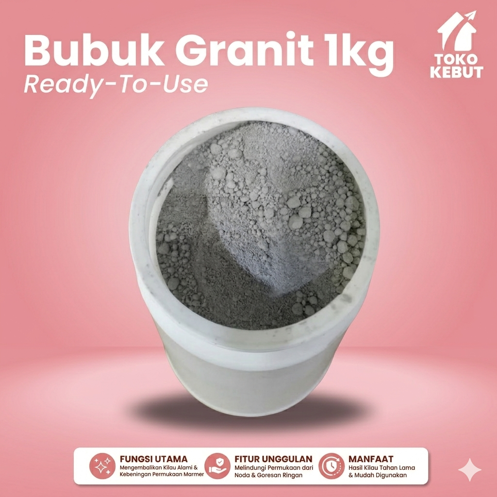 Bubuk Granit Hitam 1kg powder poles italy