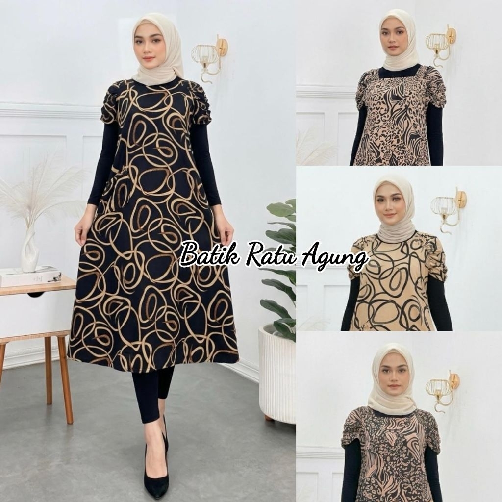 Daster Amanda 002 / Daster Batik / Daster Batik Premium / Daster Rayon / Daster Kekinian Terbaru/ Da
