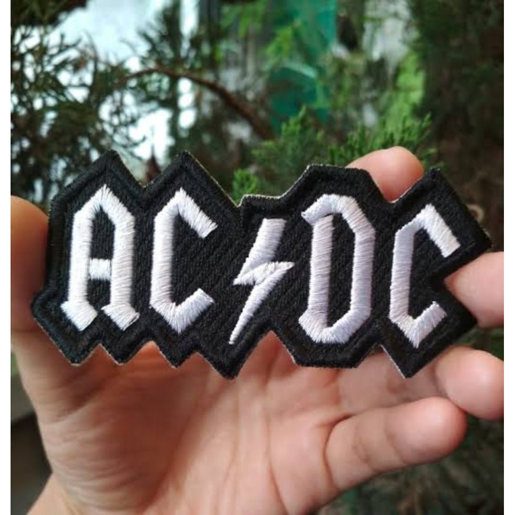 ACDC PATCH LOGO BORDIR EMBLEM RBC