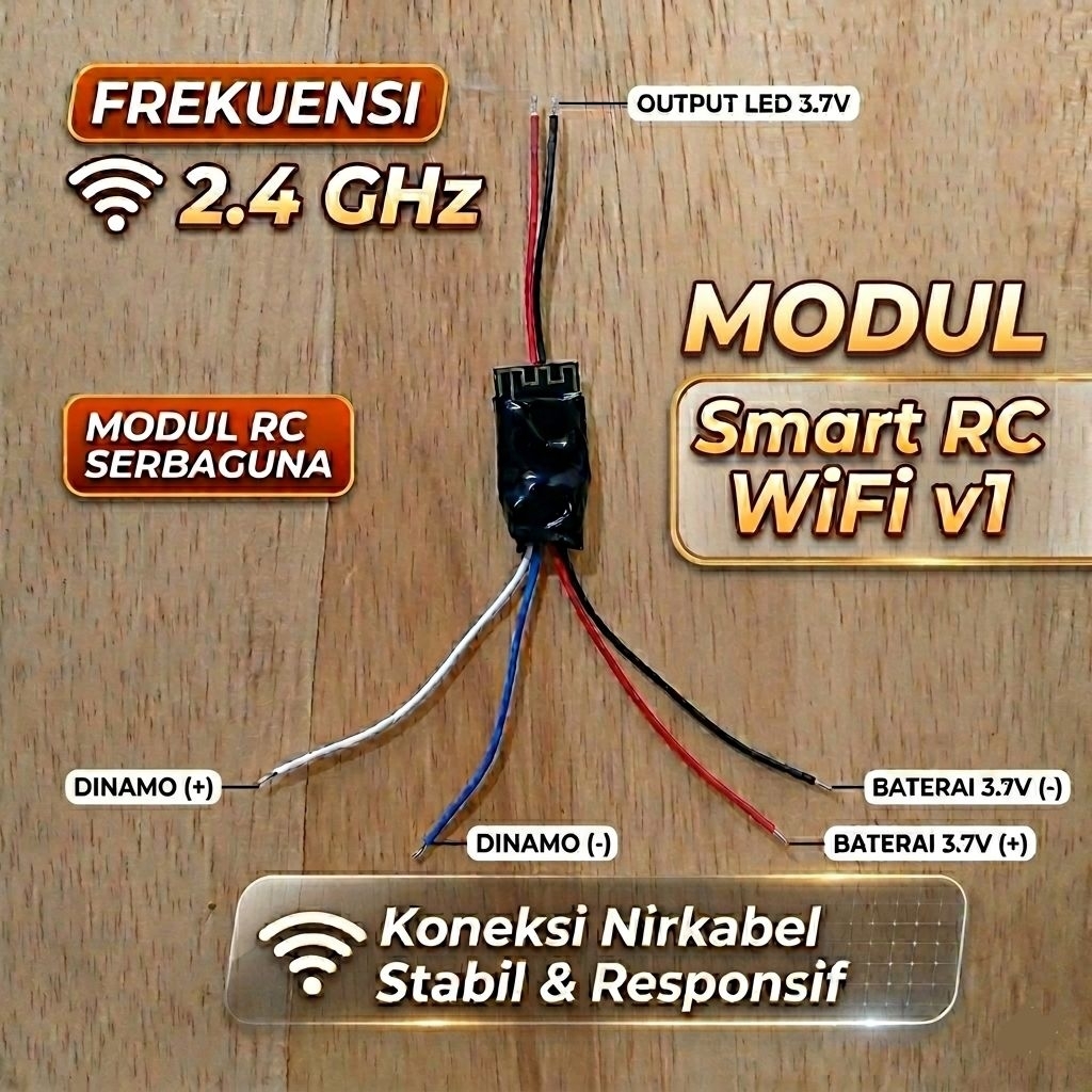 Modul Receiver Smart RC WiFi v1 (Android Control)