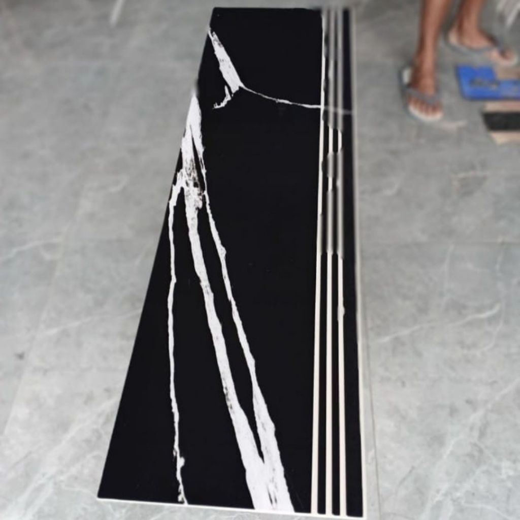 Granit tangga 30x90 20x90 hitam motif panama black