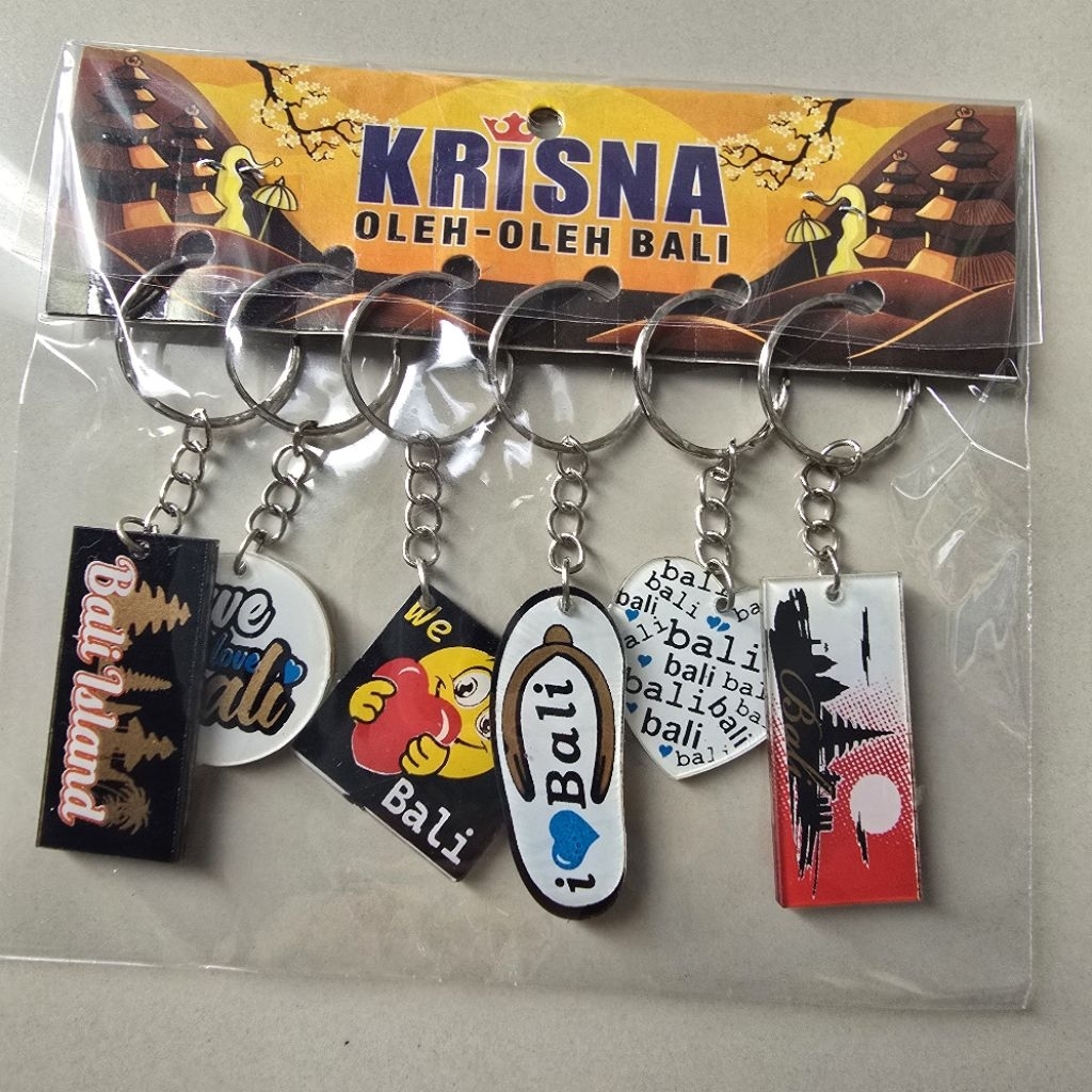 GANTUNGAN KUNCI BALI. KEYCHAIN OLEH OLEH BALI