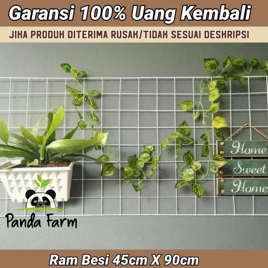 RAM Besi / Rak Besi Pot Dinding 45x90 cm