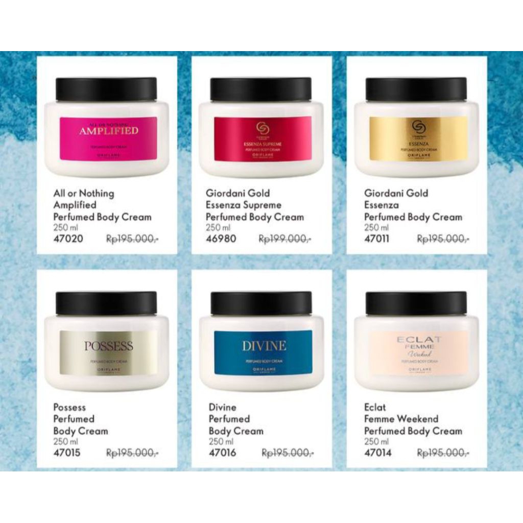 Body cream oriflame