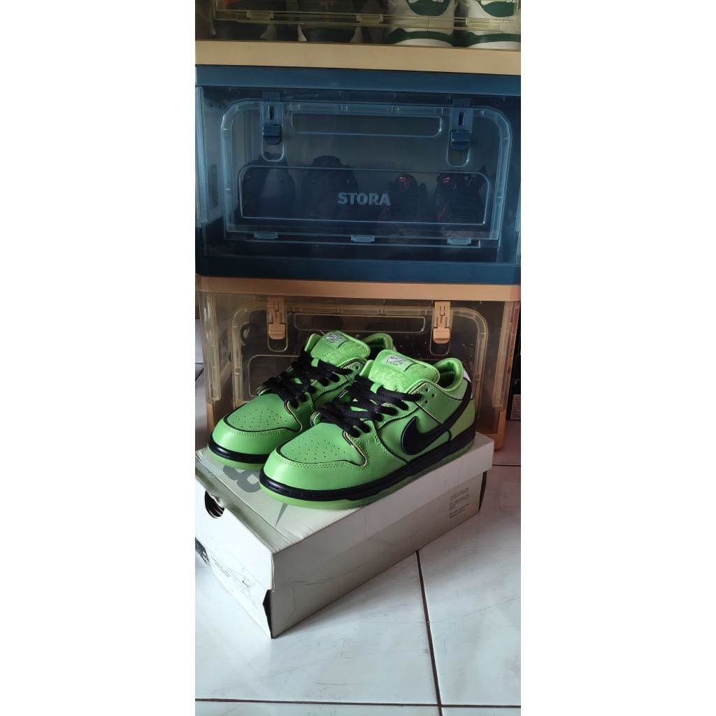 NIKE SB DUNK LOW PRO X POWERPUFF GIRL BUTTERCUP