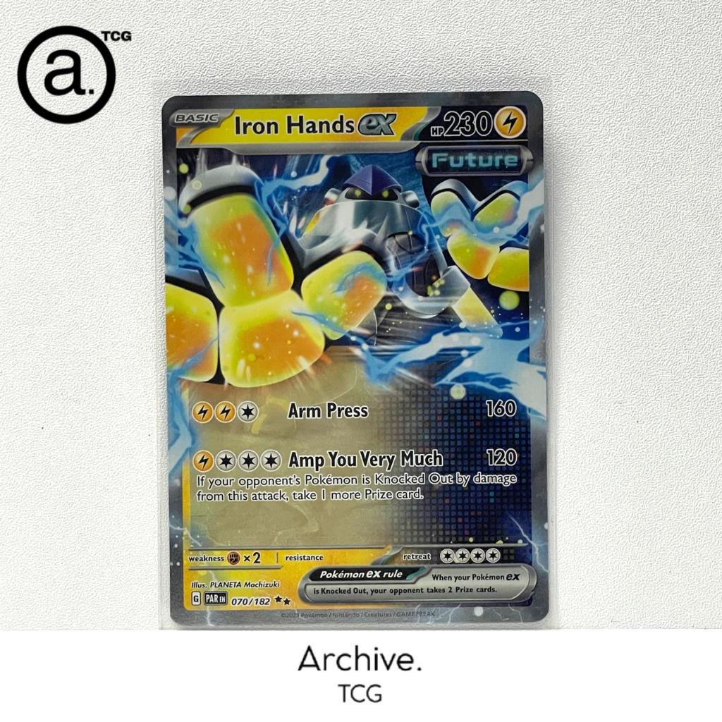 Iron Hands ex RR (070/182) Pokemon English ~ Paradox Rift (PAR)