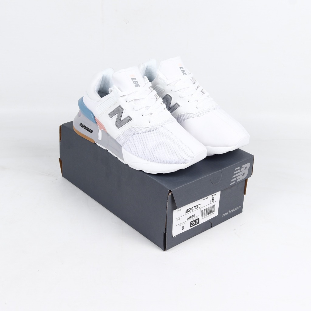 (FTBX) Sepatu Sneakers New Balance 997s White Blue - 997