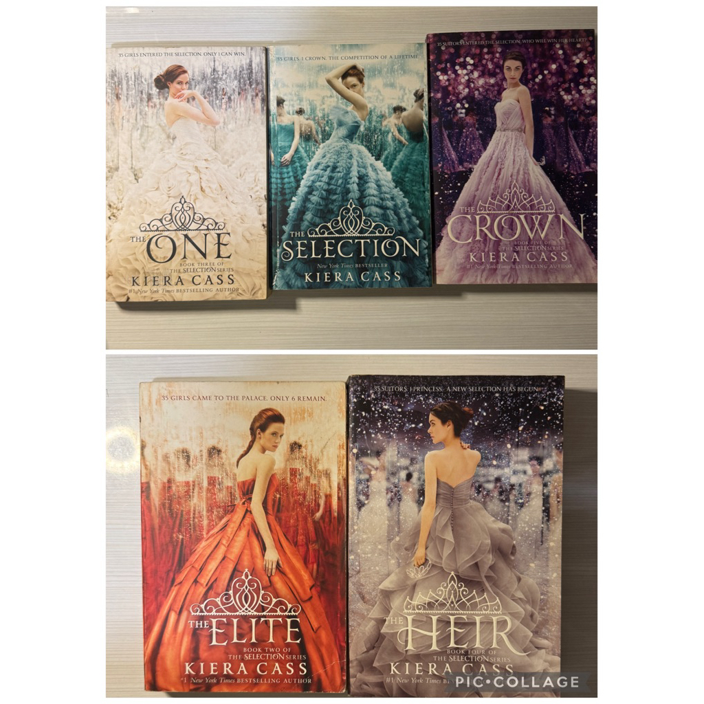 (PAKET) preloved novel import The Selection - kiera cass