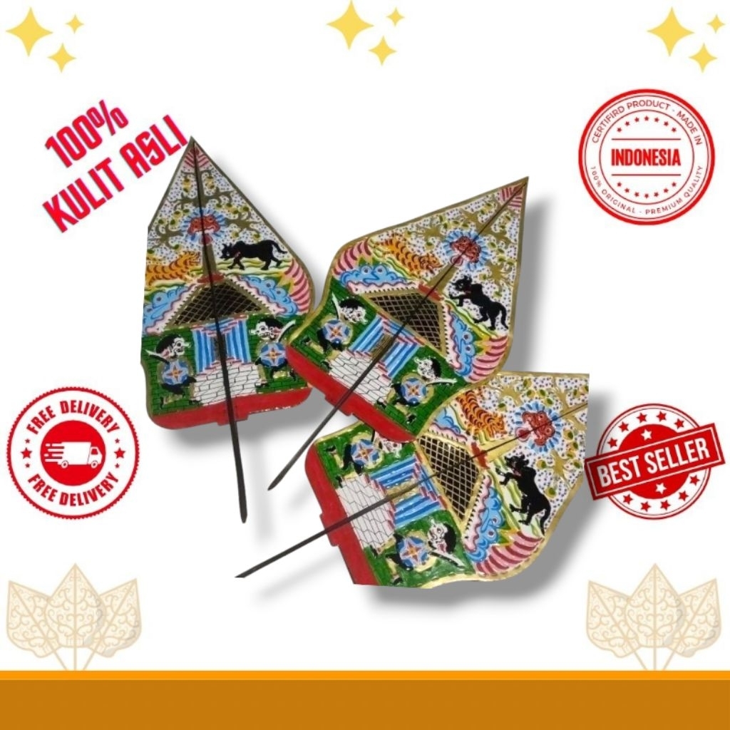 NAFLAH STORE wayang Kertas Gunung Kayon gunungan kwalitas terbaik 30 cm