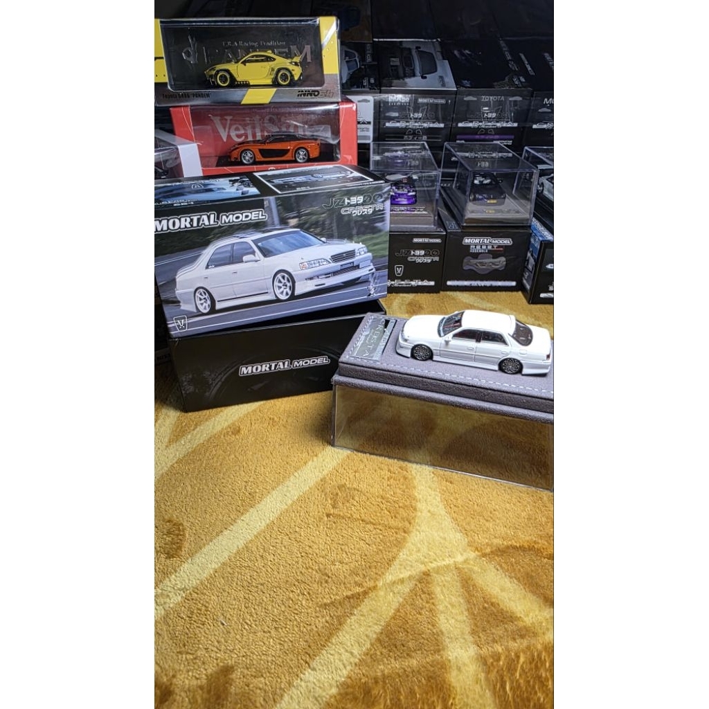 Mortal Model Unsealed Toyota Cresta 2.5 Roulant G White/Putih Repaint Engine bay, Swap Velg Hellios,