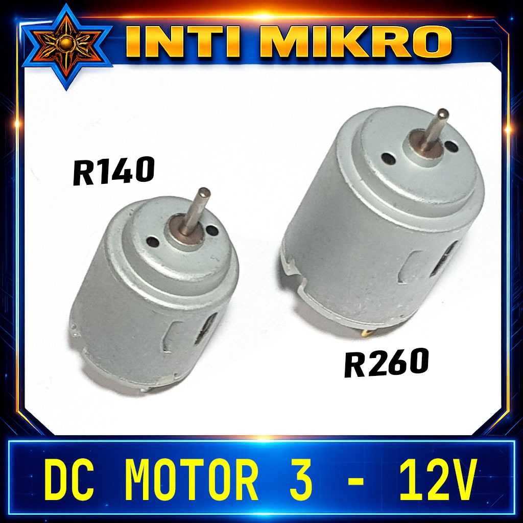 R140 R260 Motor DC 3V 12V DC dinamo mainan